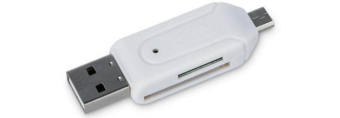 Čtečka paměťových karet Forever USB OTG pro MicroSD a SD