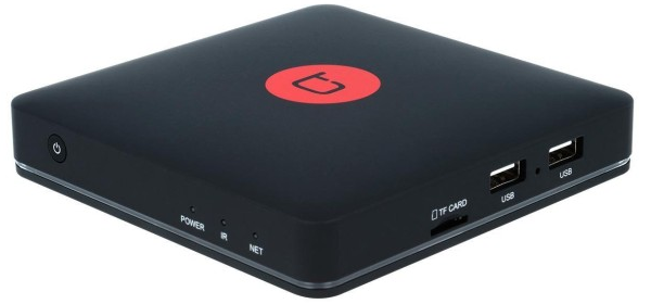 Multimediální centrum techBite Flix TV Box /4K /Wi-Fi /HDMI /LAN /Android TV 8.0 černá