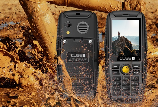 Odolný mobilní telefon mobil outdoor CUBE1 S200