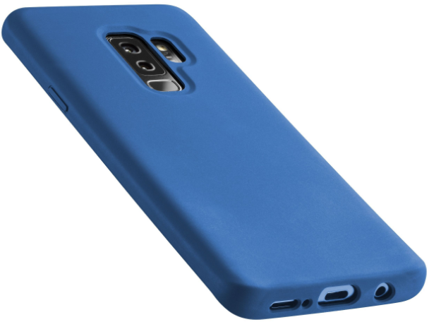 Silikonové pouzdro CellularLine Sensation pro Samsung Galaxy S9 Plus modrý