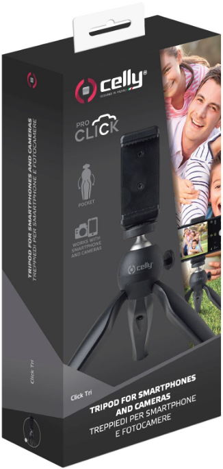 Kompaktní stativ Celly Mini Table Tripod černý
