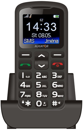 Mobilní telefon mobil seniorský Aligator A431 Senior