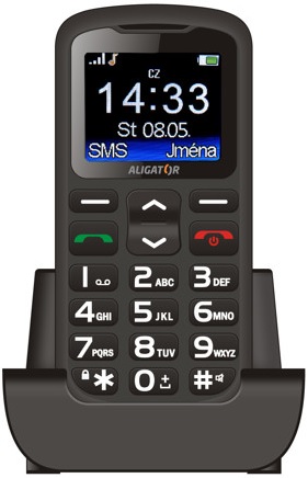 Mobilní telefon mobil seniorský Aligator A431 Senior