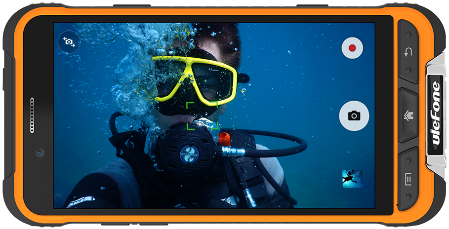 mobilní telefon mobil smartphone odolný outdoor UleFone Armor