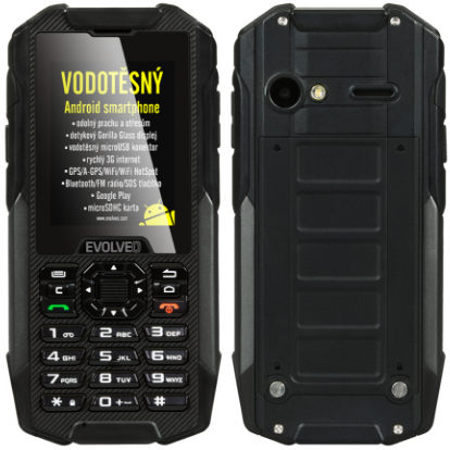 Odolný mobilní telefon Evolveo StrongPhone X4