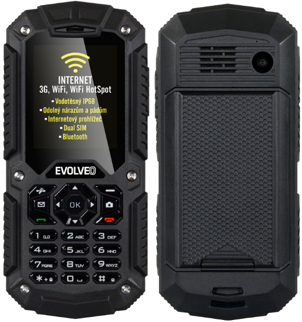 Odolný mobilní telefon Evolveo StrongPhone X2