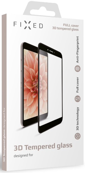Tvrzené sklo FIXED Full-Cover 3D pro Apple iPhone 9 černé