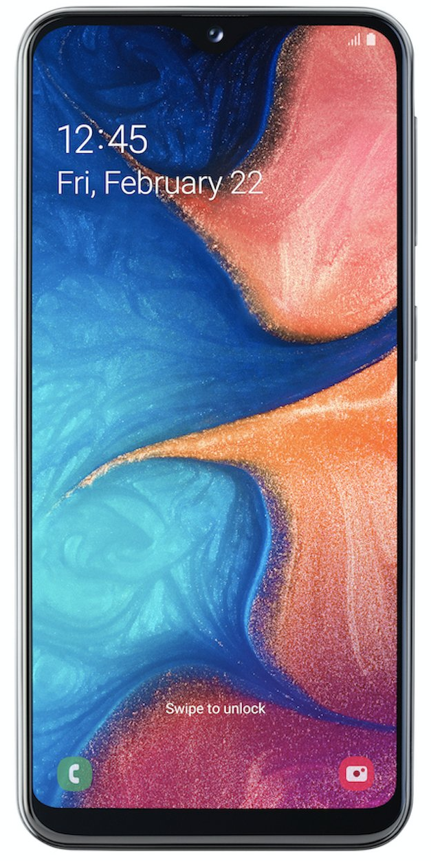 Samsung Galaxy A20e bílá