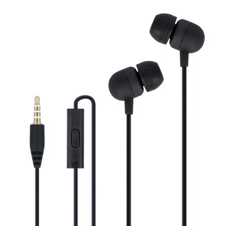 Přenosná stereo sluchátka CM-120 s mikrofonem 3,5mm jack- černá